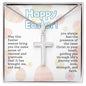 Easter Gift - Cross Necklace - Love, Strength & Faith