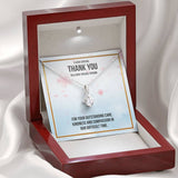 Thank You Gift For Nurse - Ribbon Necklace - Very Special Person