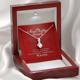 Gift For Wife Christmas, Personalized Names Necklace, All I Love You Still Message Card, Alluring Beauty Necklace