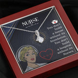 Gift For Nurse - Alluring Ribbon Necklace - Nurse Appreciation