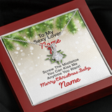Gift For Wife Christmas, Personalized Names Necklace, To My Sexy Lover Message Card, Alluring Beauty Necklace