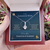 To My Gorgeous Wife Gift - Meeting You Was Fate Alluring Beauty