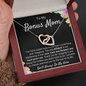 To My Bonus Mom Necklace Gift