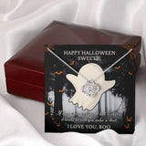 Halloween Gift For Women- Love Knot Necklace - Under A Sheet