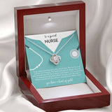 Gift For Nurse - Love Knot Necklace - A Special Nurse
