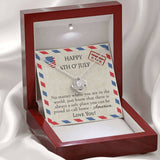 4th Of July USA Necklace Gift - Knot Of Love Necklace
