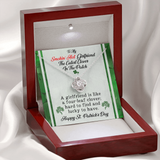 Girlfriend St. Patrick's Day Gift - Love Knot Necklace