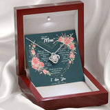 To My Mom Cubic Zirconia Necklace