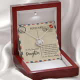 To My Beautiful Daughter - Love Knot Necklace Gift