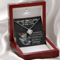 Wife Anniversary Gift, Skeleton Lovers Message Card Jewelry Necklace