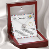Gift For Mom-Love Knot Necklace-Before I Start This Journey...