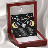 Gift For Expecting Mom To Be - To My Mommy Love Knot Necklace