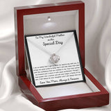 The perfect gift for mom on your wedding day. Includes heartfelt message card. Brilliant 14k white gold, Zirconia crystal with smaller cubic zirconia