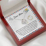 Gift For Mom-Love Knot Necklace-Before I Start This Journey...