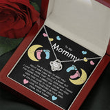 Gift For Expecting Mom To Be - To My Mommy Love Knot Necklace