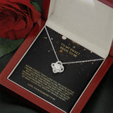 To My Fiancee Necklace Gift - Love Knot Necklace