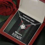 Halloween Gift For Women-Love Knot Necklace-You're Fang-Tastic