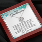 To My Granddaughter Necklace- Straighten Your Crown