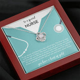 Gift For Nurse - Love Knot Necklace - A Special Nurse