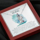 Unique Gift For Nurse - Love Knot Necklace -To An Amazing Nurse