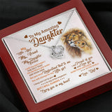 Daughter Necklace Gift From Father -I'll Always  Carry You In My Heart