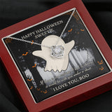 Halloween Gift For Women- Love Knot Necklace - Under A Sheet