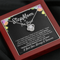 Step Mom Gift, Bonus Mom Love Knot Necklace Gift