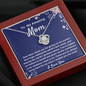 To My Mom Love Knot Necklace Gift