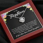 Step Mom Gift, Bonus Mom Love Knot Necklace