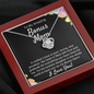 Bonus Mom Necklace Gift , Step Mom Love Knot Necklace