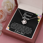 Bonus Mom Necklace Gift , Step Mom Love Knot Necklace