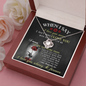 Wife Anniversary Gift, Enchanted Rose Jewelry Message Card