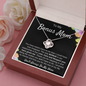 To My Bonus Mom Necklace Gift, You're My Hero