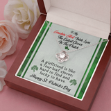 Girlfriend St. Patrick's Day Gift - Irish Lass Love Necklace