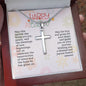 Easter Gift - Cross Necklace - Joy, Peace & Blessings