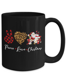 Peace Love Christmas 15oz Mug