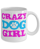 Crazy Dog Girl Coffee Mug