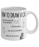 Draw A Cat Coffee Mug