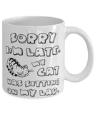 Cat On My Lap Coffee Mug