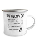 Draw A Cat Camper Mug