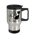 Cat Travel Mug