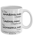 Valentine's Day Man Coffee Mug