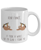 Valentine's Day Fiance Coffee Mug