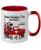 Valentine's Day Girlfriend Two Tone Coffee Mug