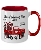 Valentine's Day Wife Two Tone Coffee Mug