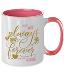 Valentine's Day Wife Two Tone Coffee Mug