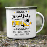 Moon And Back White Camping Mug