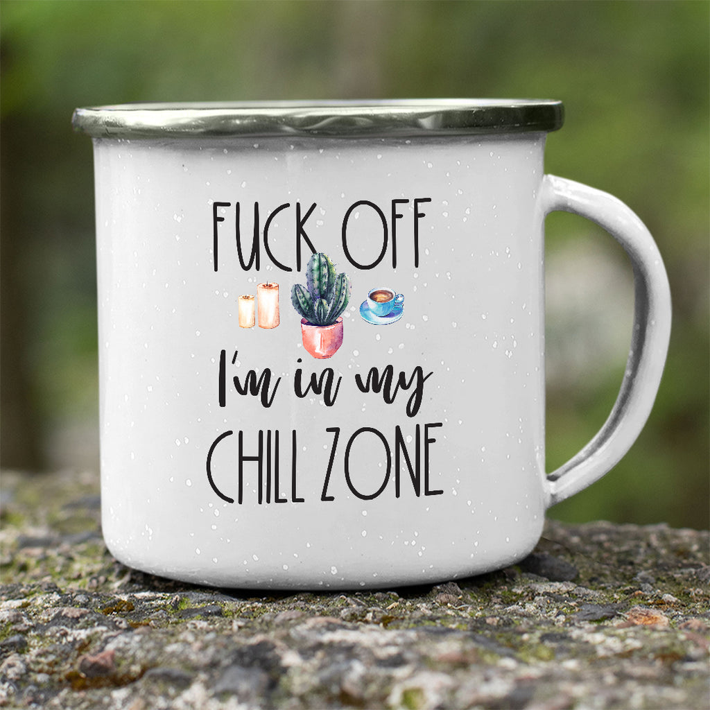 Chill Zone White Camping Mug
