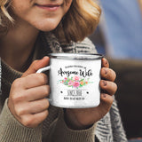 Awesome-wife White Camping Mug
