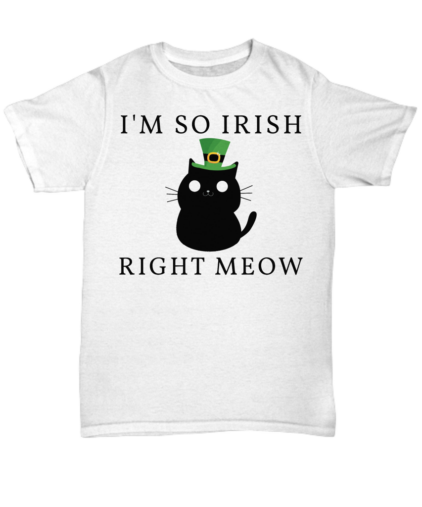 St. Patrick's Day Tee Shirt - Irish Right Meow